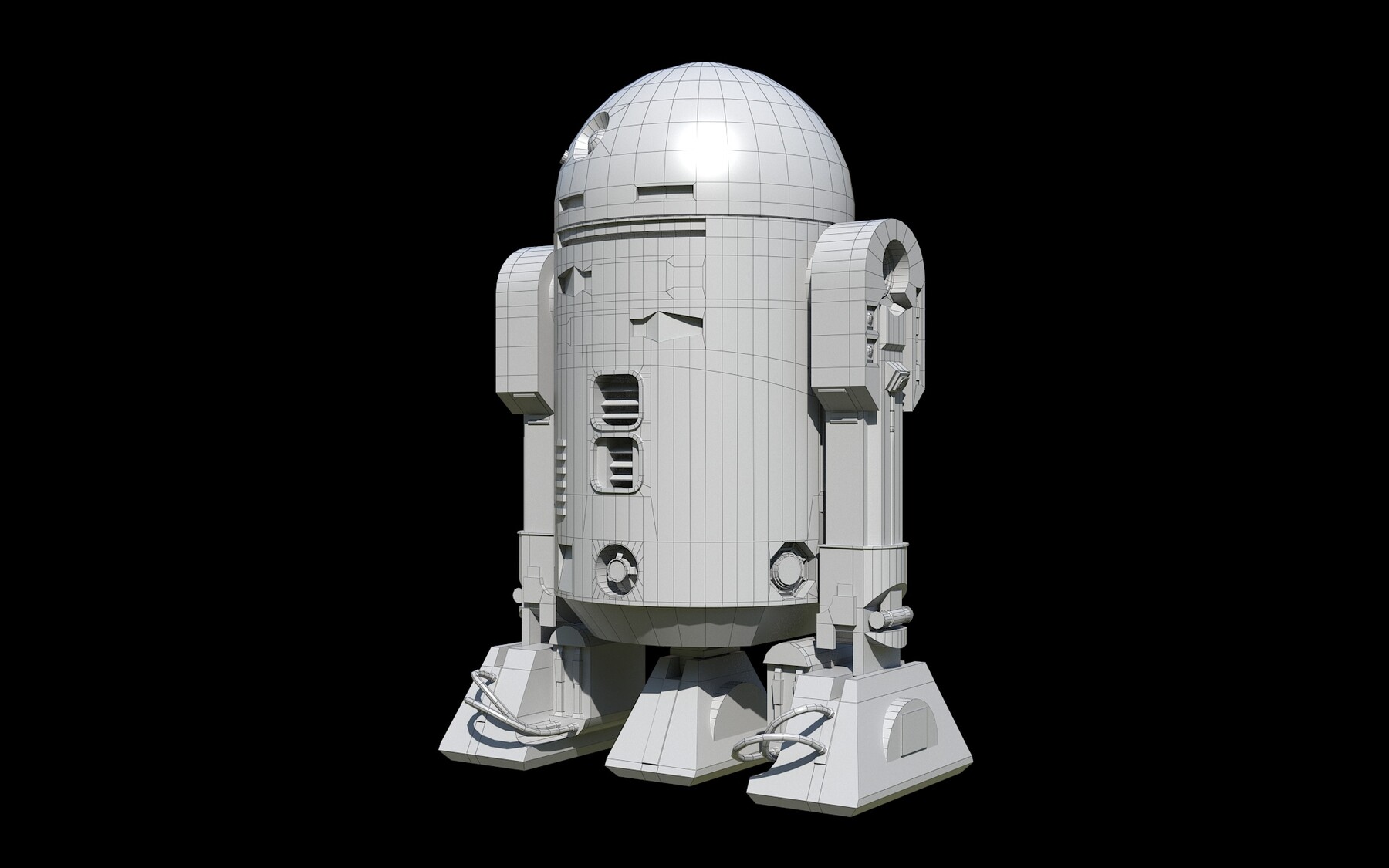 3D model Roblox r15 star wars revan morph VR / AR / low-poly