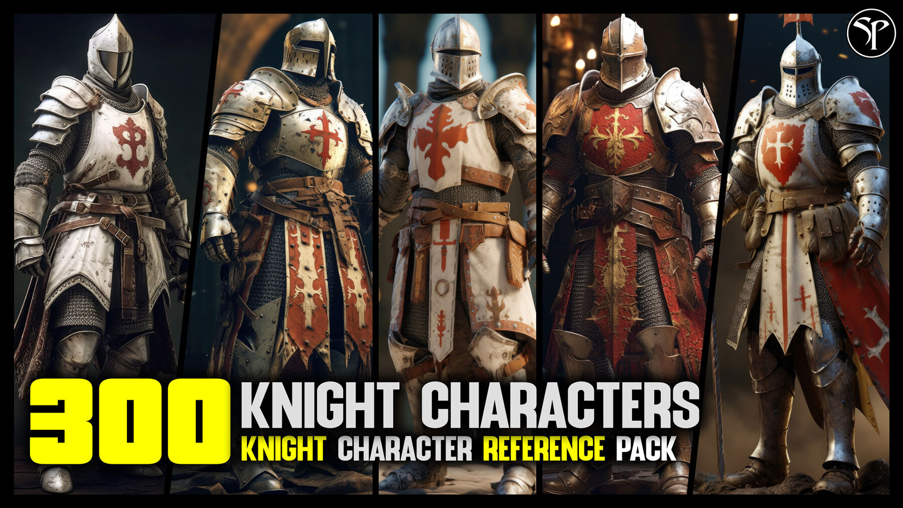 ArtStation - 300 Knight Character - 4K Reference Image Pack - Vol 72 ...