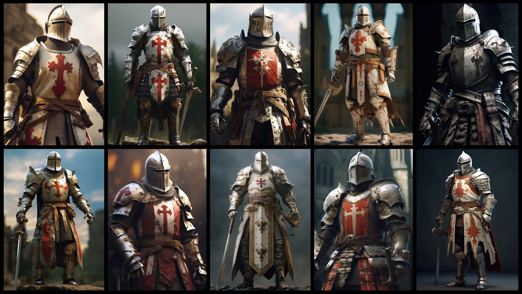 ArtStation - 300 Knight Character - 4K Reference Image Pack - Vol 72 ...