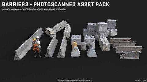 Barriers - Photoscanned Asset Pack