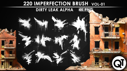 Imperfection Brush VOL 01 - 220 Dirty Leak Alpha