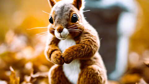 Product Photo Stuffed Animal Squirrel #1