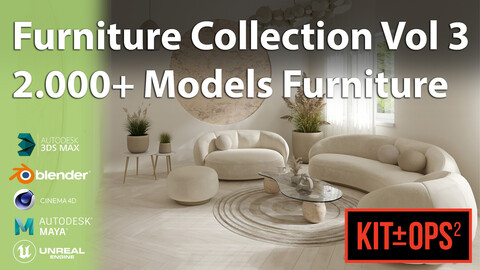 2000+ Models furniture | Update 2024 | Vol 3