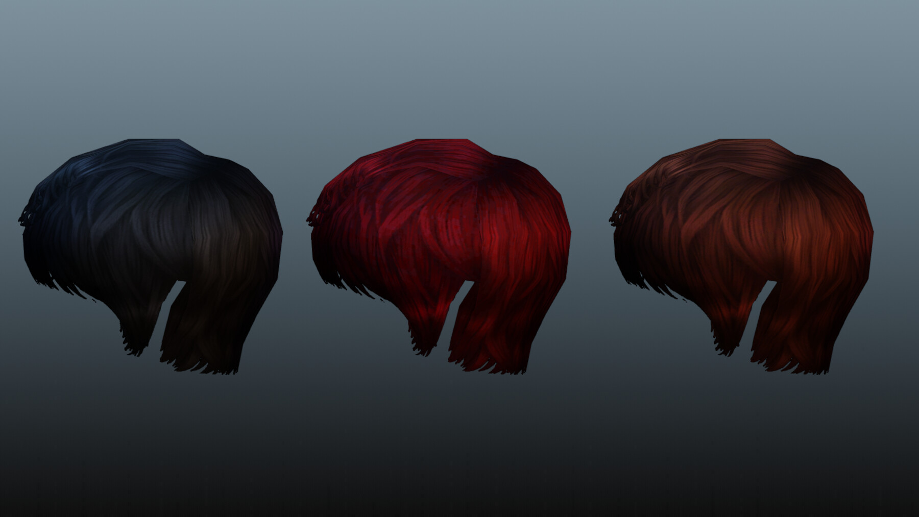 ArtStation - Female Colorable Hair With Accessorie