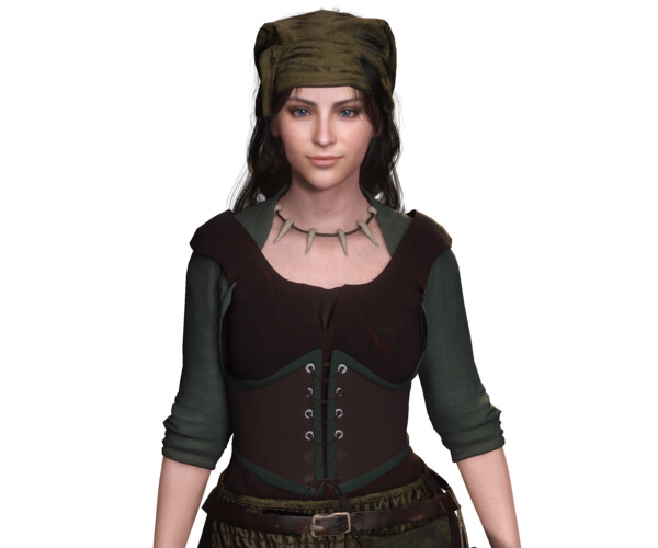 ArtStation - AAA 3D REALISTIC CHARACTER - MEDIEVAL PACK 01 (4 Character ...