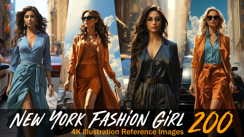 NEW YORK FASHION GIRL VOL.58 | 4K Reference Images