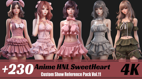 +230 Anime HNL Sweetheart | 4K | Custom Show Reference pack Vol.11