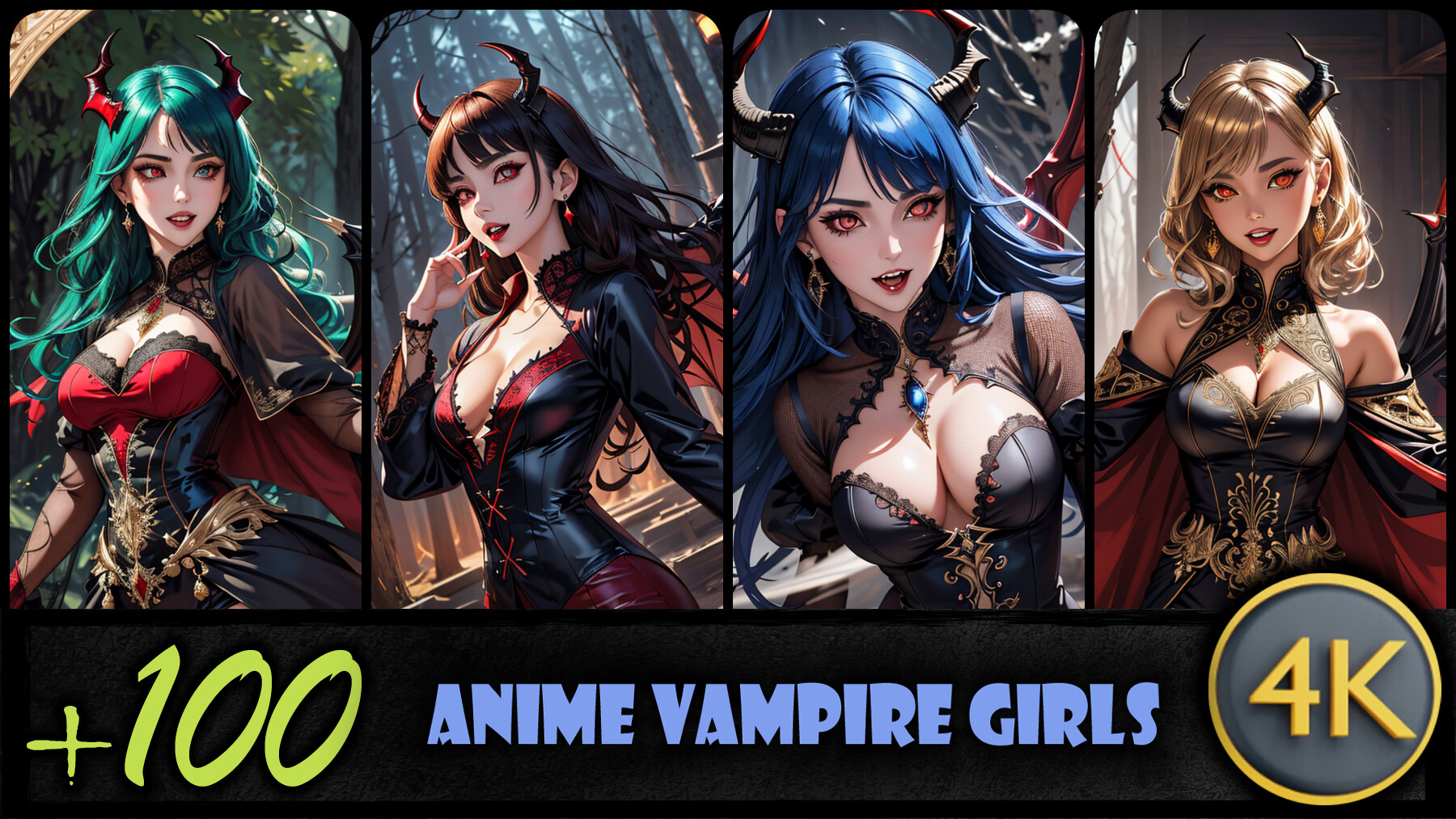Vampire anime girl Wallpapers Download | MobCup