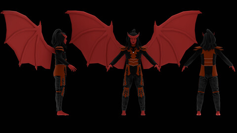 RED DEVIL VRCHAT AVATAR