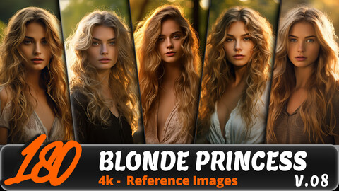 BLONDE PRINCESS VOL. 08/4K / Reference Image