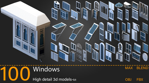 +100-windows - Kitbash-vol.03