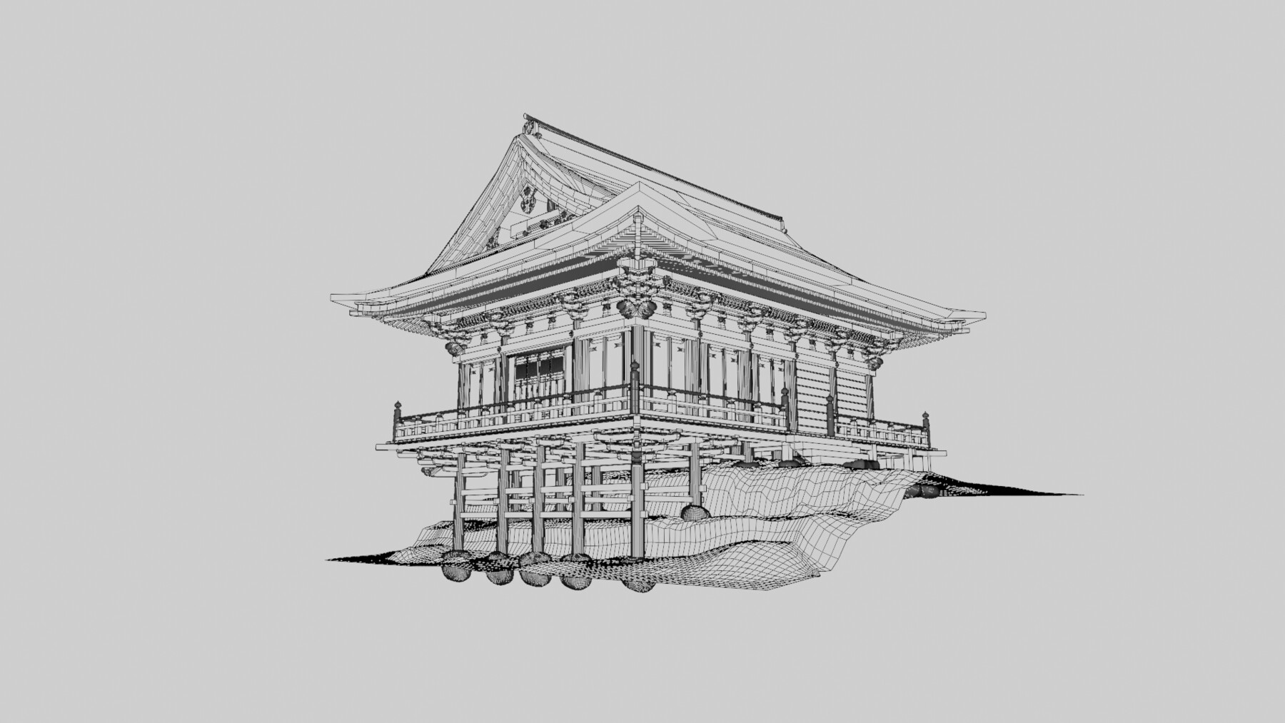 Gravure Artistique Temple de Kyoto en Kit - A3 - Grattoir Inclus, Art et  Culture Japonaise