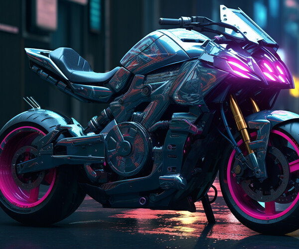 ArtStation - 170+ Cyberpunk Motorcycle Images 4K | Artworks