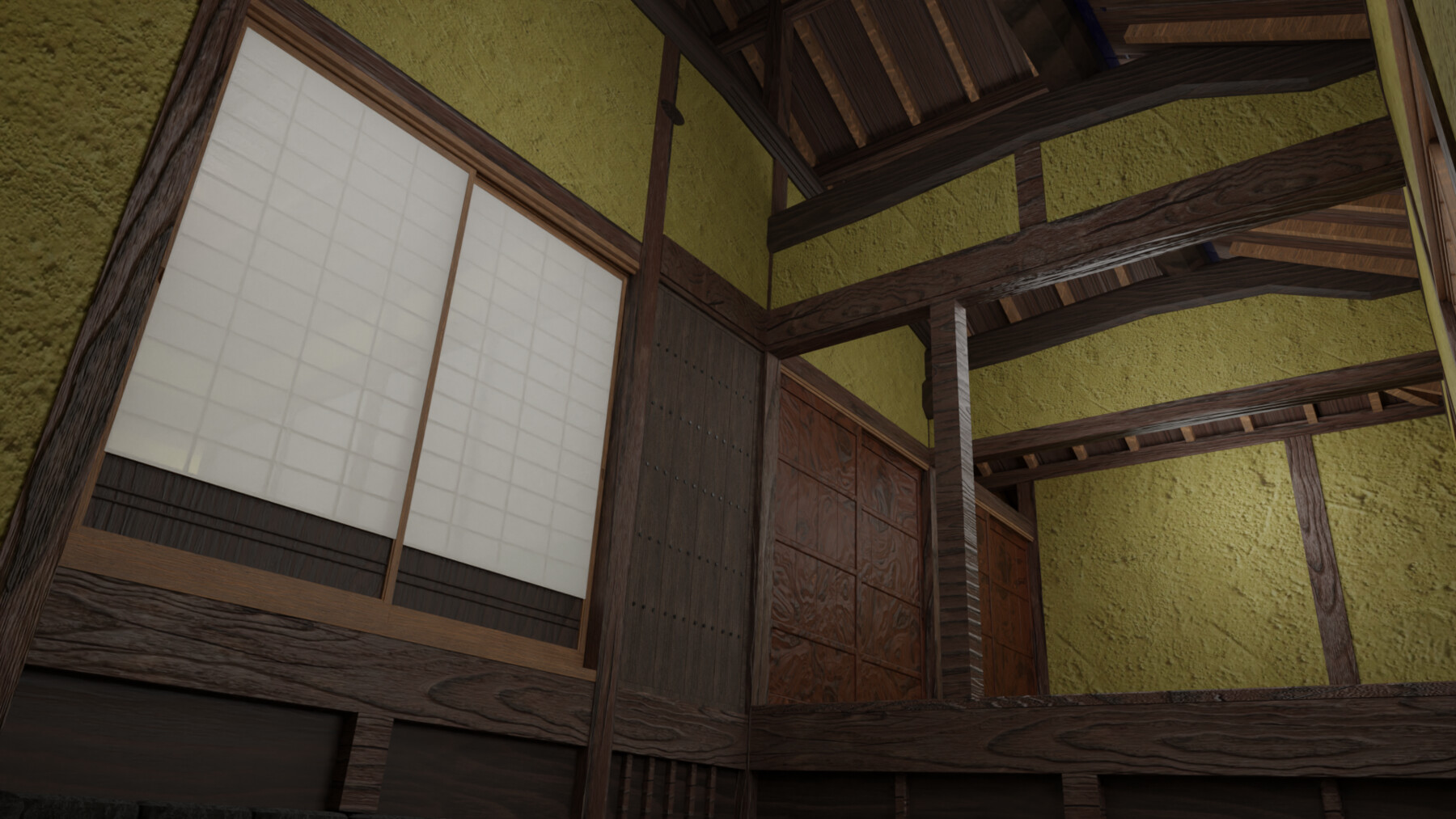 ArtStation - Actual Samurai house (called Mekada's house) 18C in Japan ...