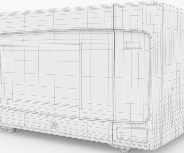 ArtStation - GE Countertop Microwave Oven JESP113SPSS 3D Model | Resources