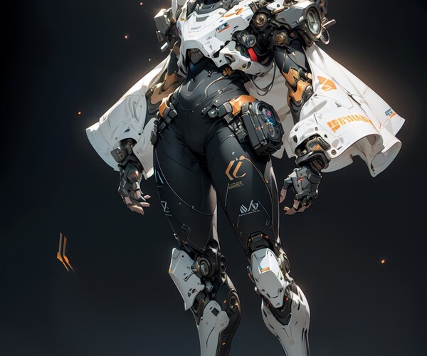 ArtStation - 200 Robot,Human,Mecha,Future Fusion,Cyberpunk High Detail ...