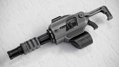 Sci-fi Minigun PBR