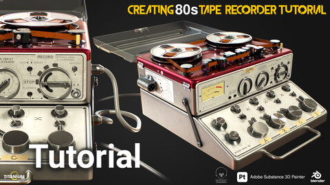 Creating 80s Tape Recorder from Start to Finish
