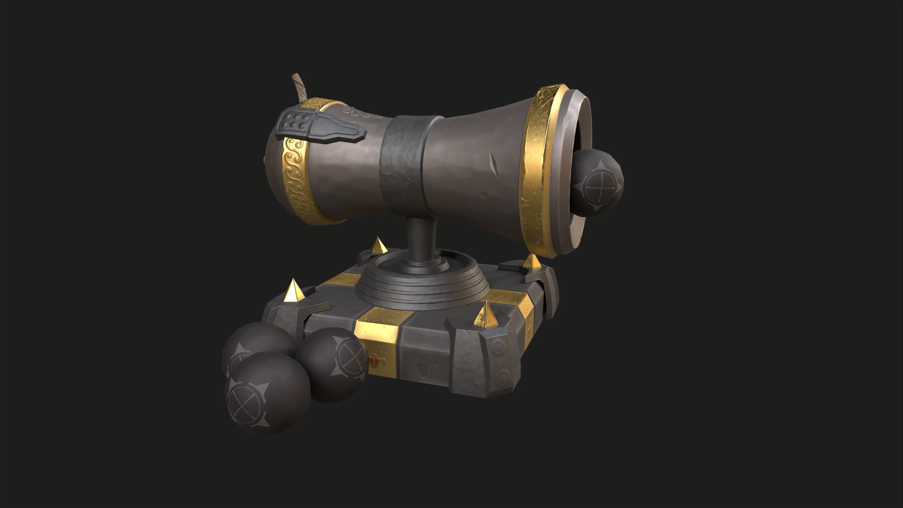 ArtStation - Stylized Cannon | Game Assets