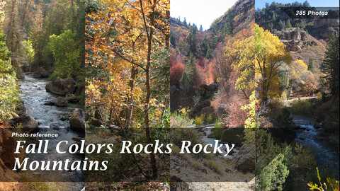 Fall Colors Rocks Rocky Mountains