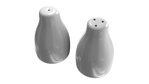 Salt & Pepper Shakers 3D Model