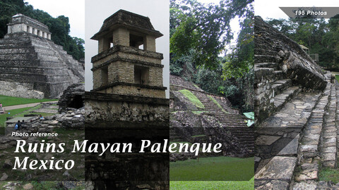 Ruins Mayan Palenque Mexico