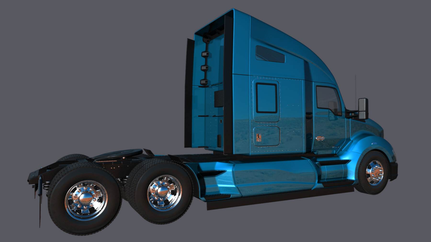 ArtStation - Kenworth_T680_2015_Semi_Truck_ | Game Assets