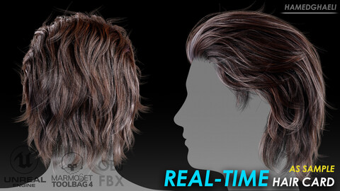 Real Time Hair Card (As Sample)