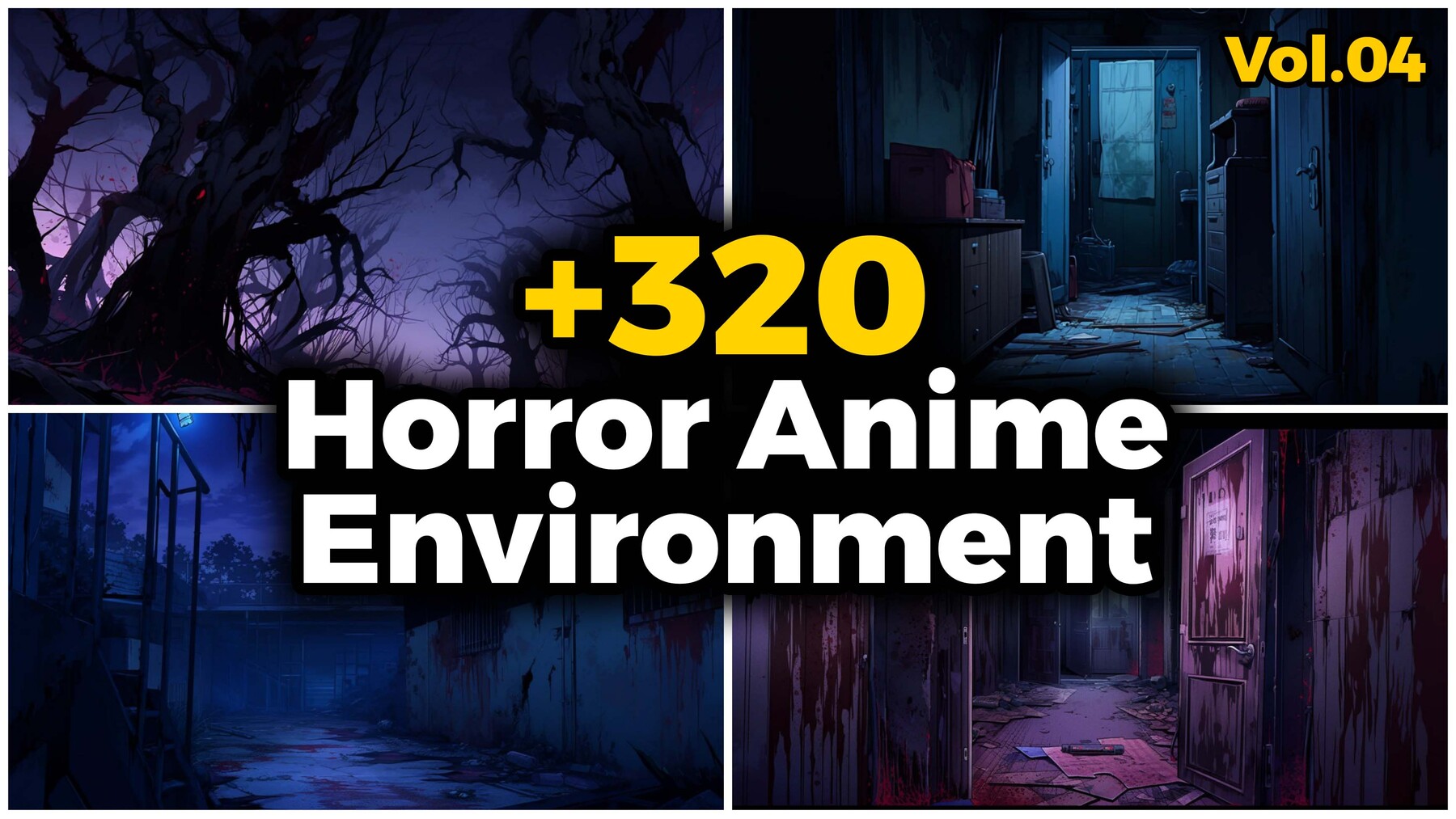 ArtStation - +25 Anime Horror Pack