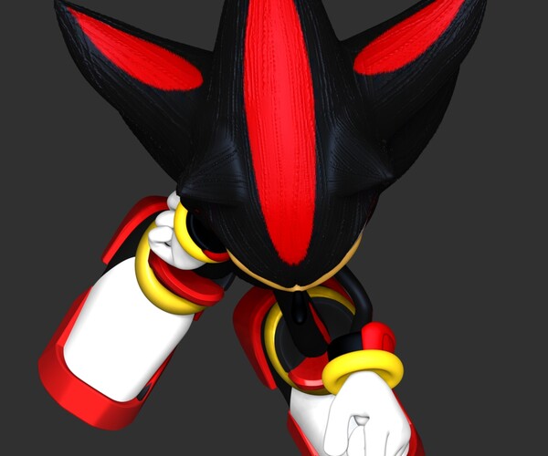 ArtStation - (2019) Sonic Adventure 2 Shadow Model