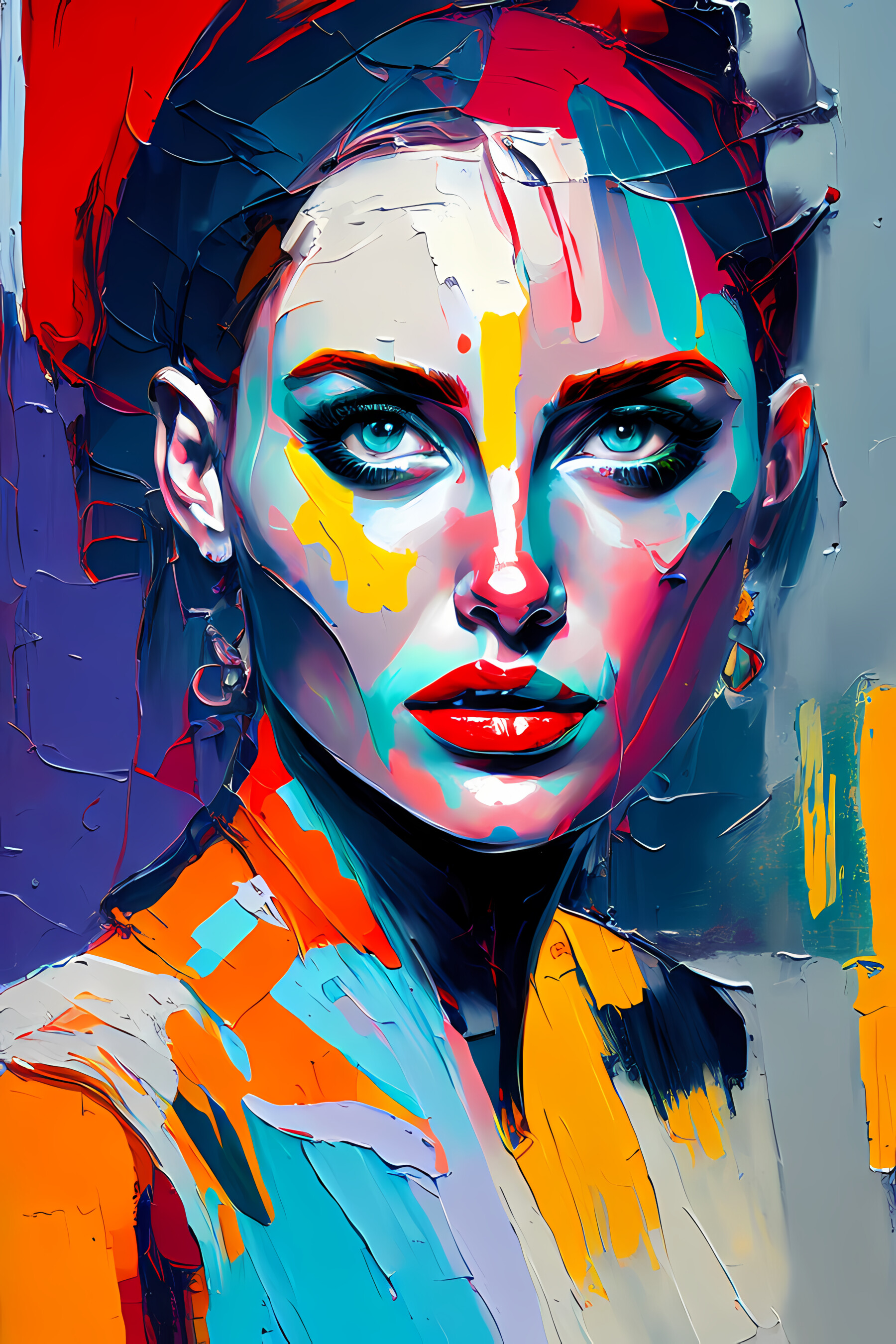 ArtStation - Beautiful and Elegant Abstract Female Portraits | Artworks