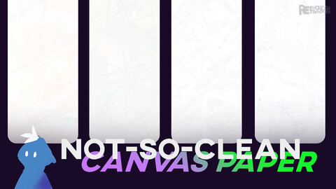 Not-So-Clean Canvas Paper Pack [Digital Items]