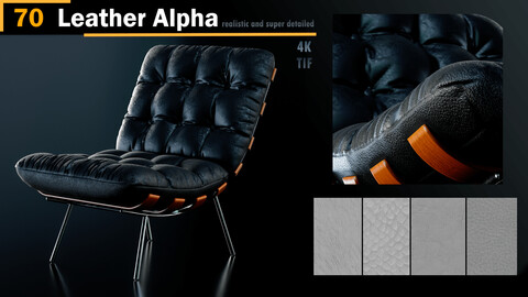 70 Realistic Leather Alphas