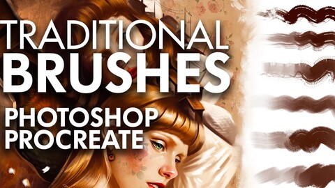 ArtStation - Hand-painted Gouache Brushes for Photoshop and Procreate