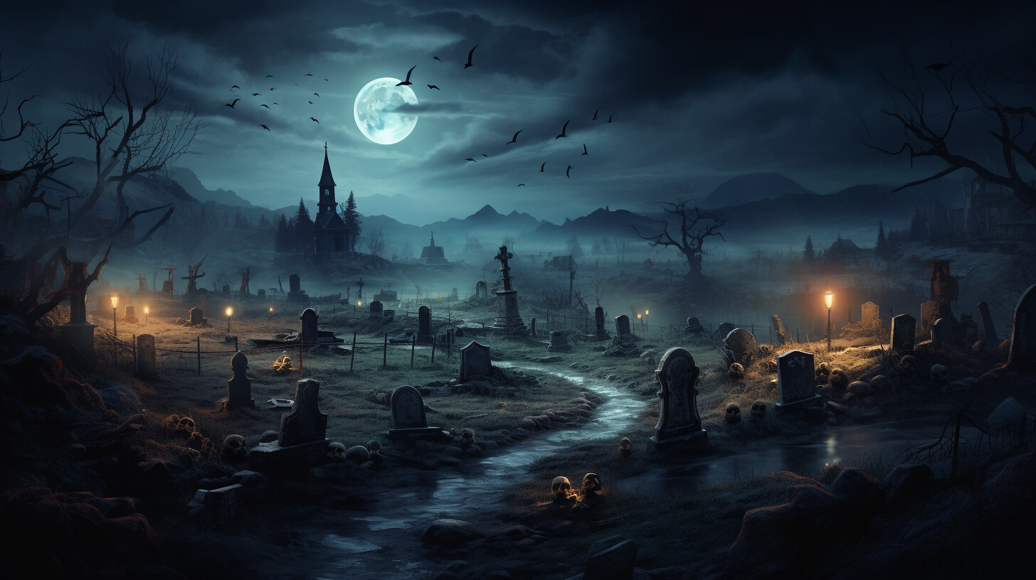 ArtStation - 290+ Graveyard Horror Images 4K | Artworks