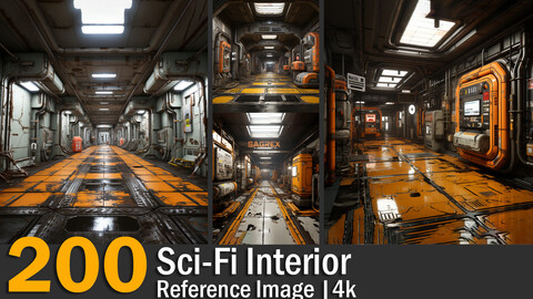 Sci-Fi Interior | Reference Images | 4K