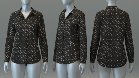 Animal Printed Basic Shirt