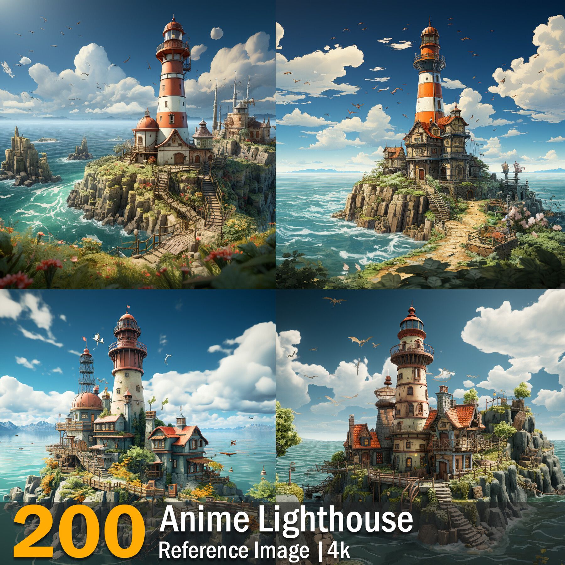 the girl and the lighthouse. matte painting, anime, | Stable Diffusion |  OpenArt