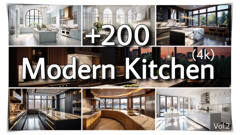 +200 Kitchen Interior Architecture Concept (4k)