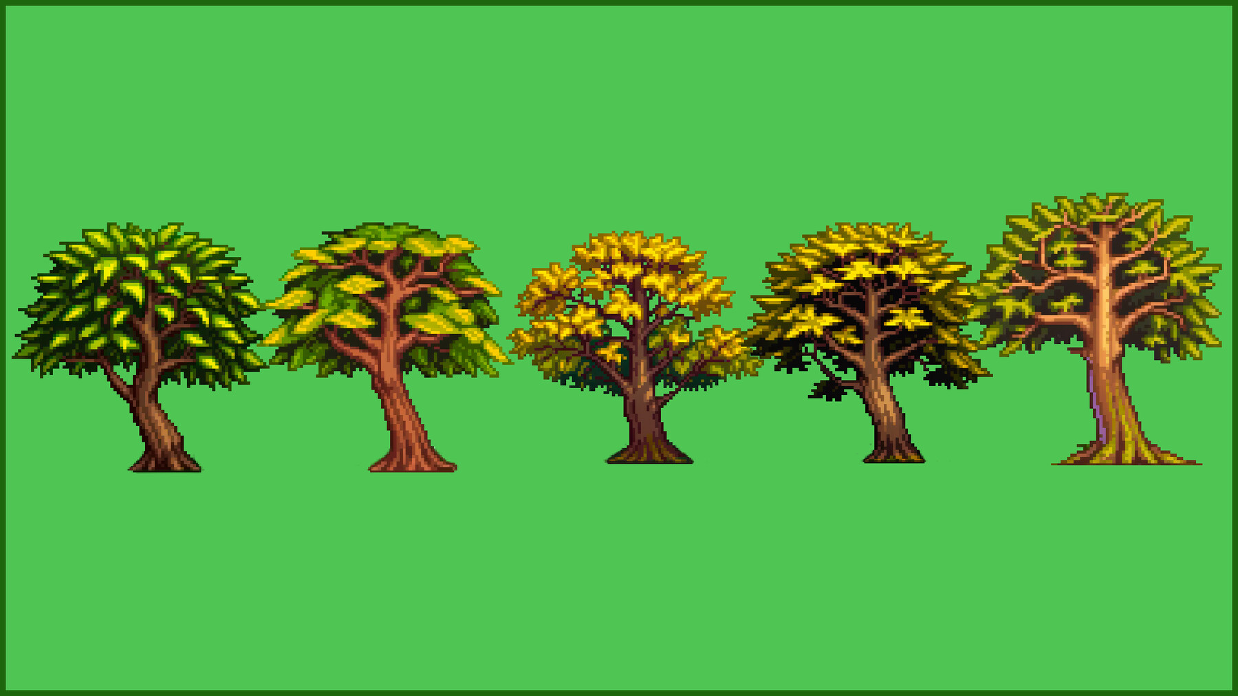 Trees Pixel Art Pack