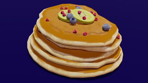 Pancake 3D model
