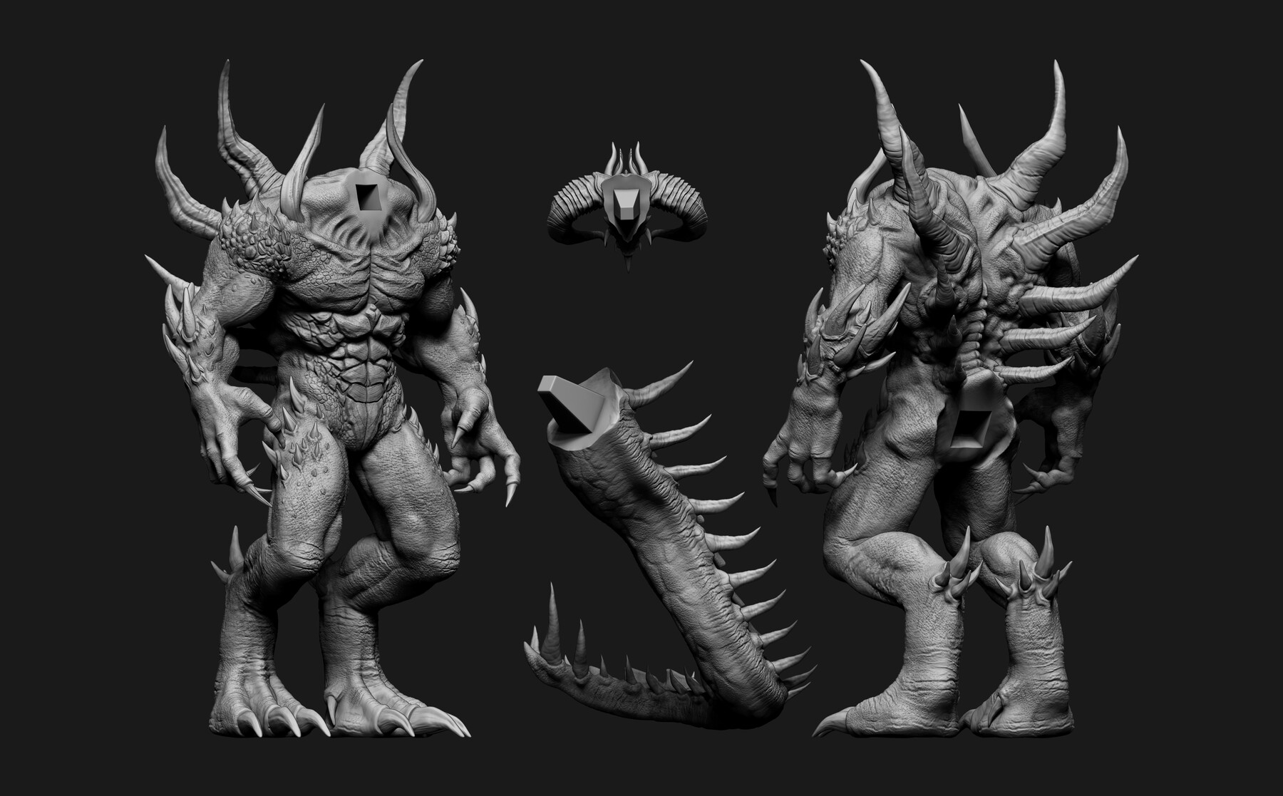 ArtStation - Diablo Lord of Terror 3D Print Model | Resources