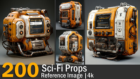 Sci-Fi Props | Reference Images | 4K