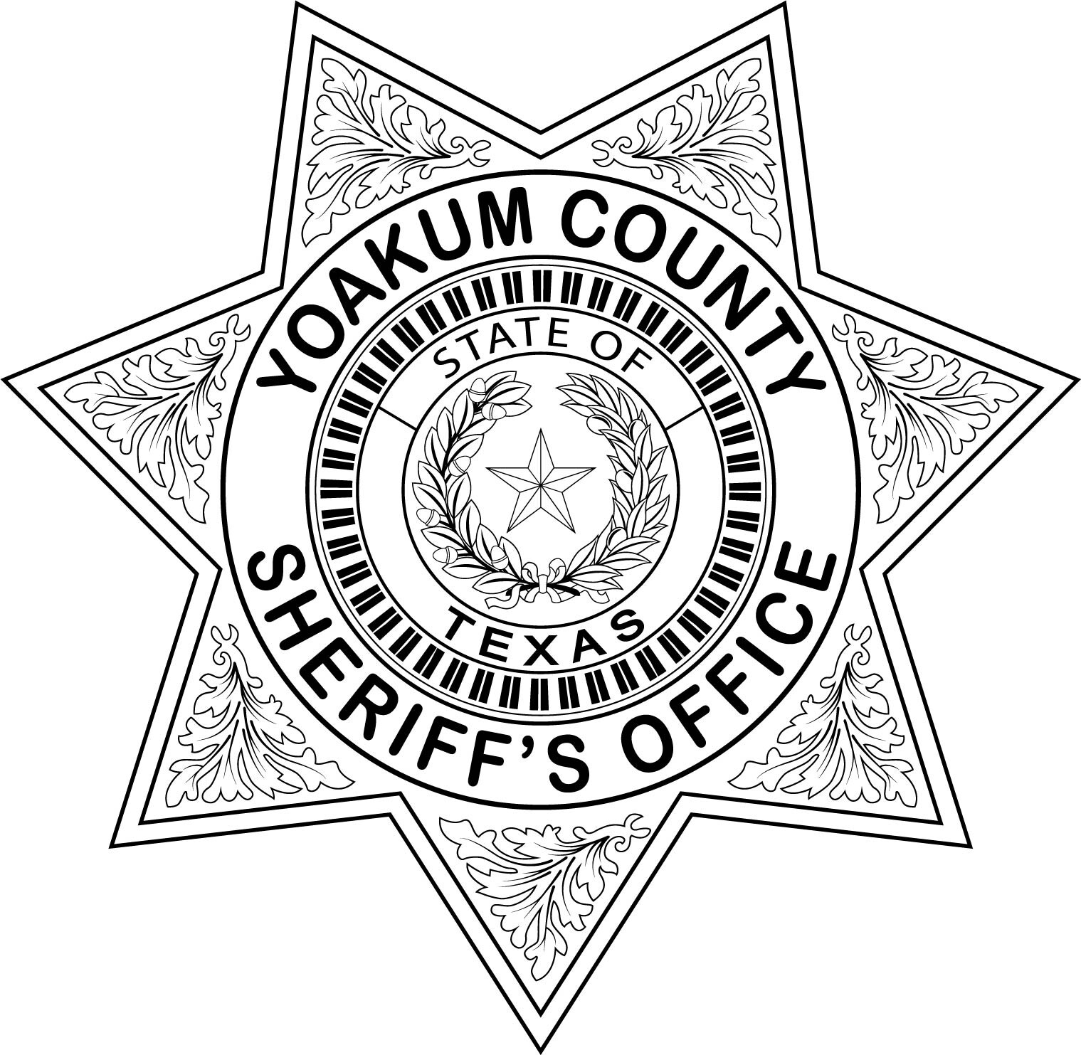 ArtStation - Yoakum County Sheriffs office badge Texas vector file ...