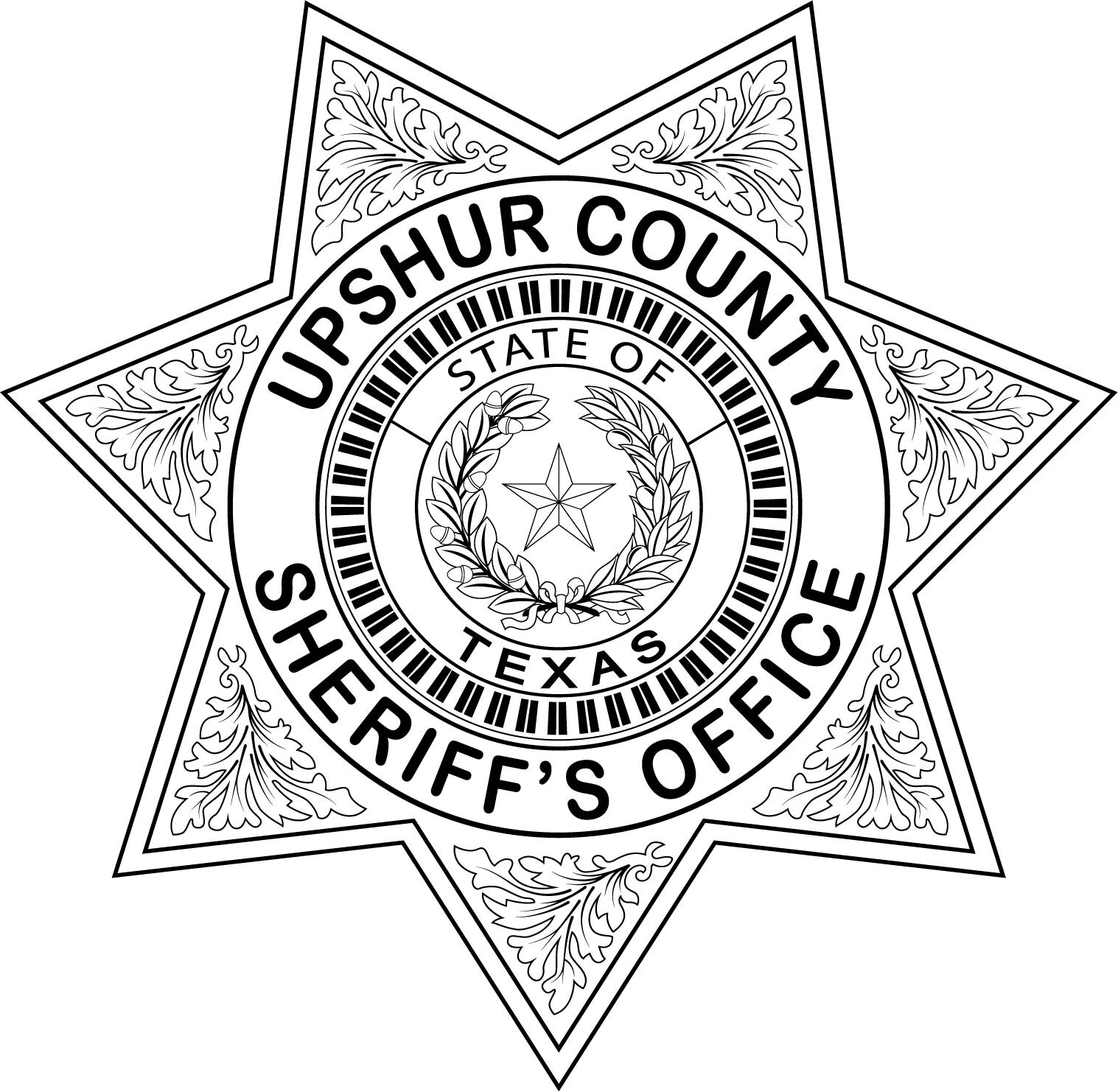 ArtStation - Upshur County Sheriffs office badge Texas vector file ...