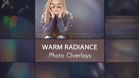 Warm Radiance Photo Overlays