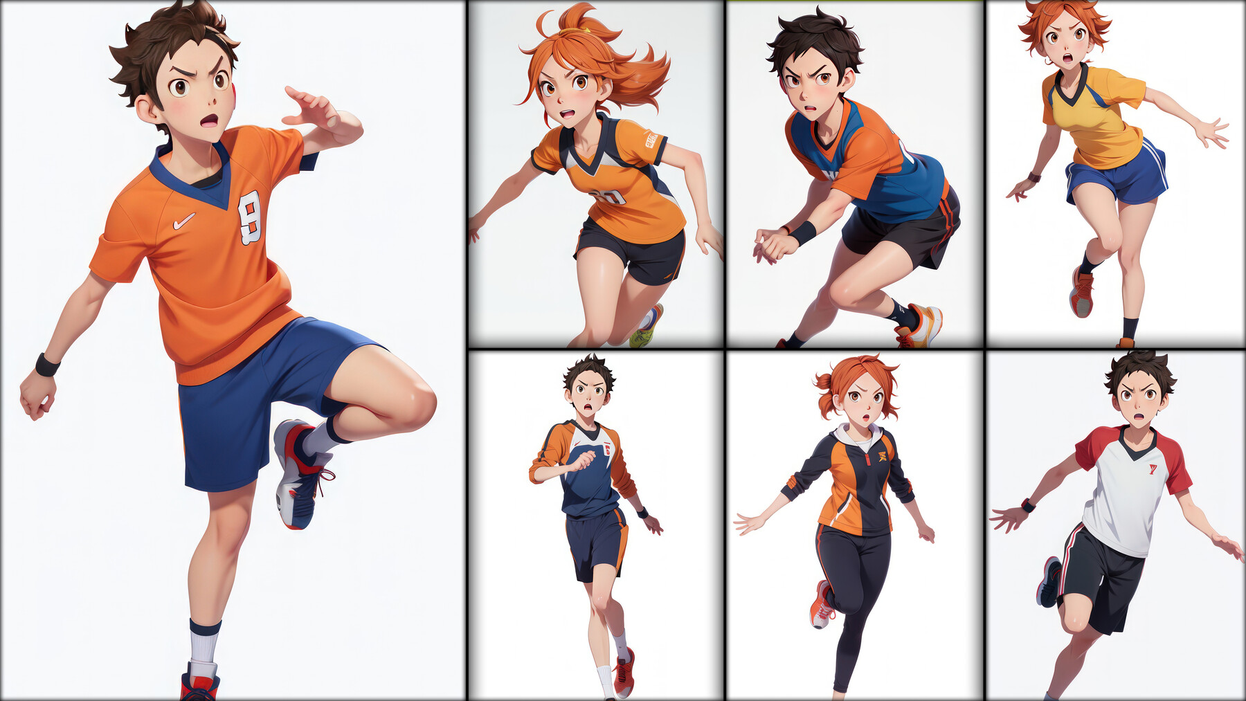 ArtStation - 280 Haikyuu anime characters Reference Pack - 4K