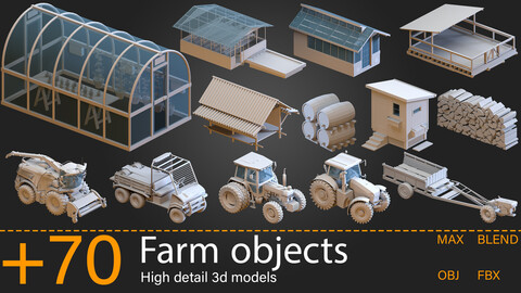 +70 - Farm objects - Kitbash-vol.01