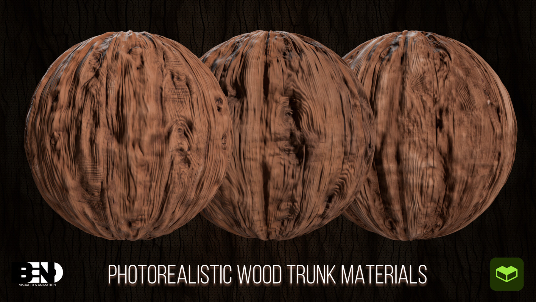 ArtStation - Rough Wood & Tree Trunk PBR Materials + SBSAR Files ...