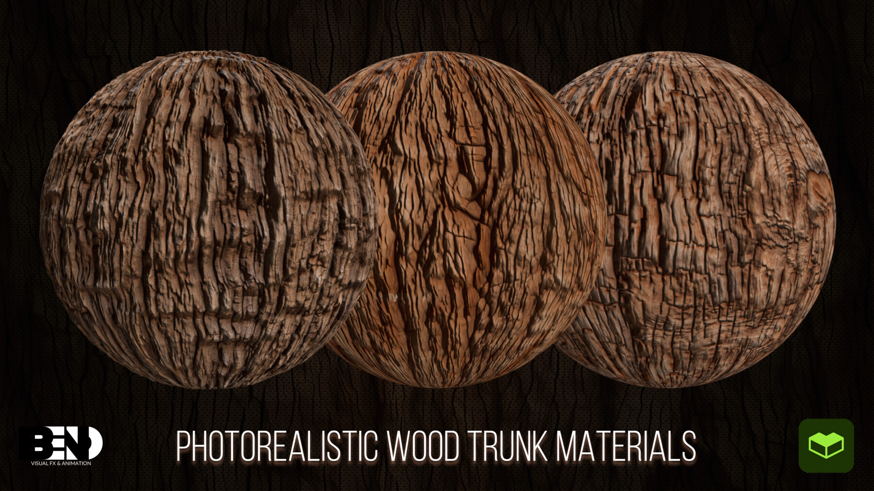 ArtStation - Rough Wood & Tree Trunk PBR Materials + SBSAR Files ...